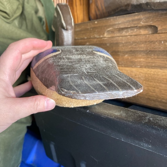 Duck Decoy Wooden Painted Vintage Fall Decor - Picture 3 of 5